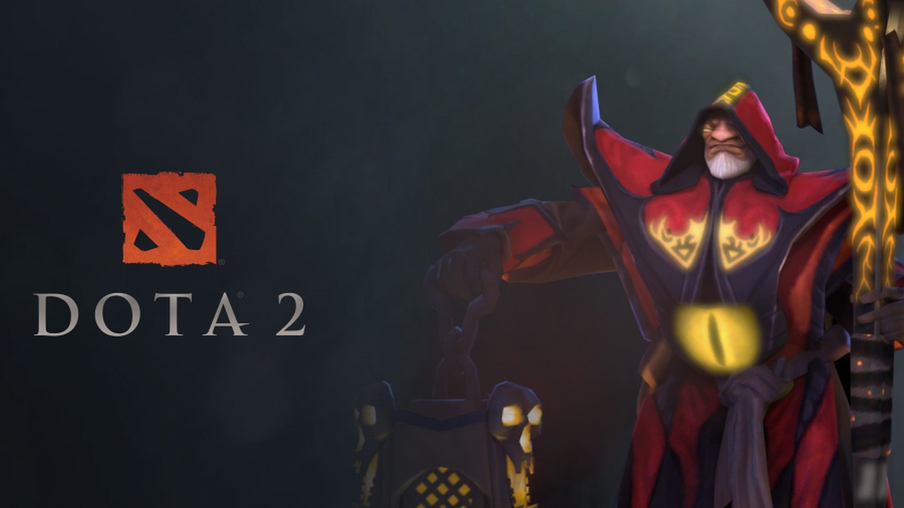 Official Dota 2 artwork featuring Warlock