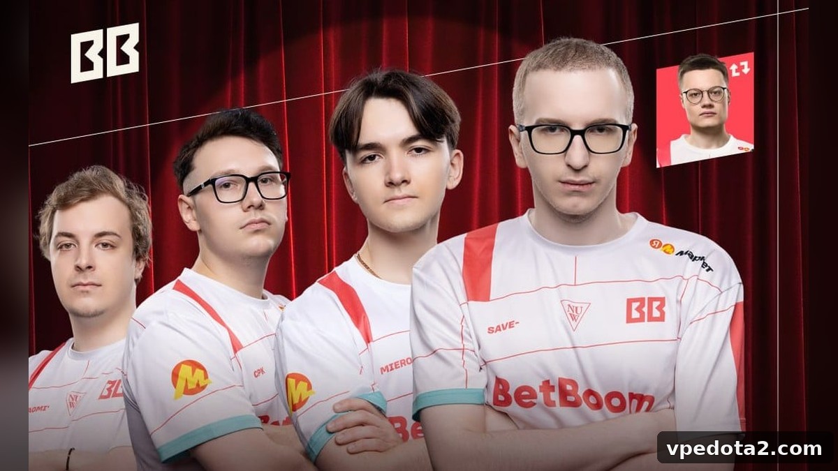 MieRo와 Save-가 포함된 이전 BetBoom Team 라인업