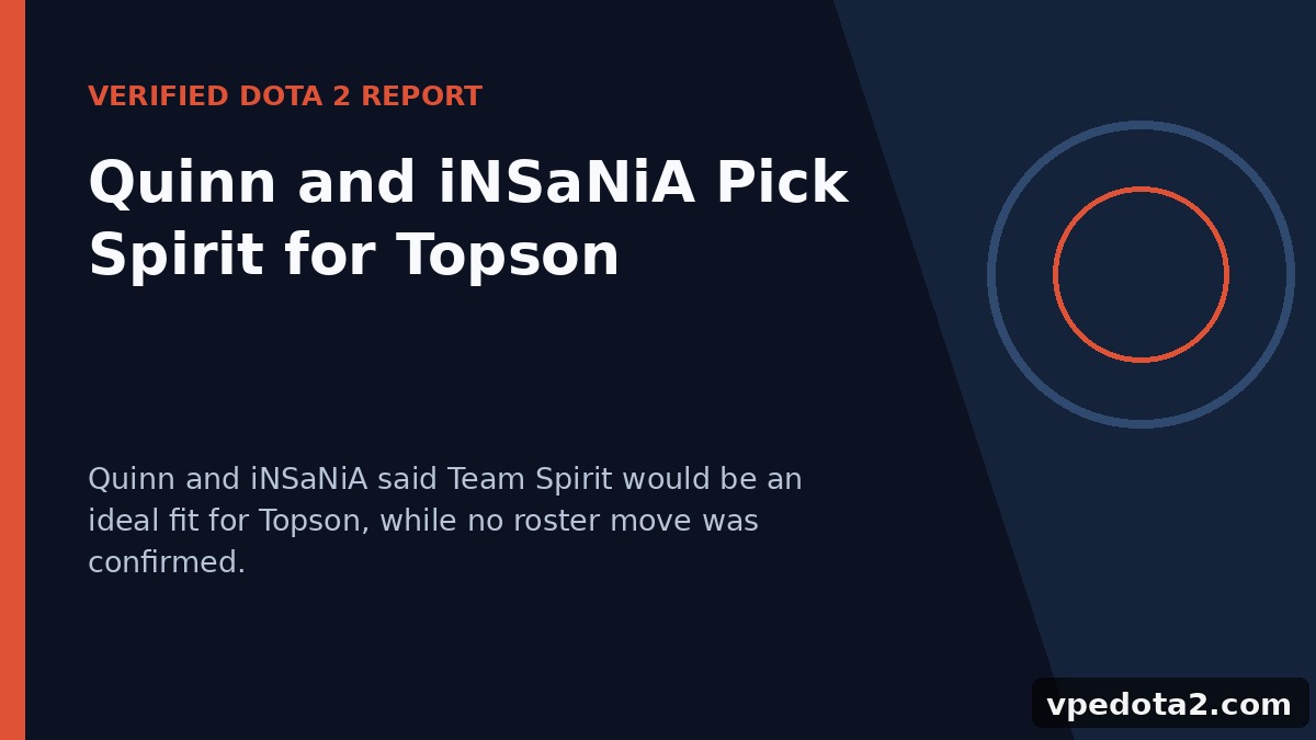 Quinn og iNSaNiA vælger Spirit til Topson