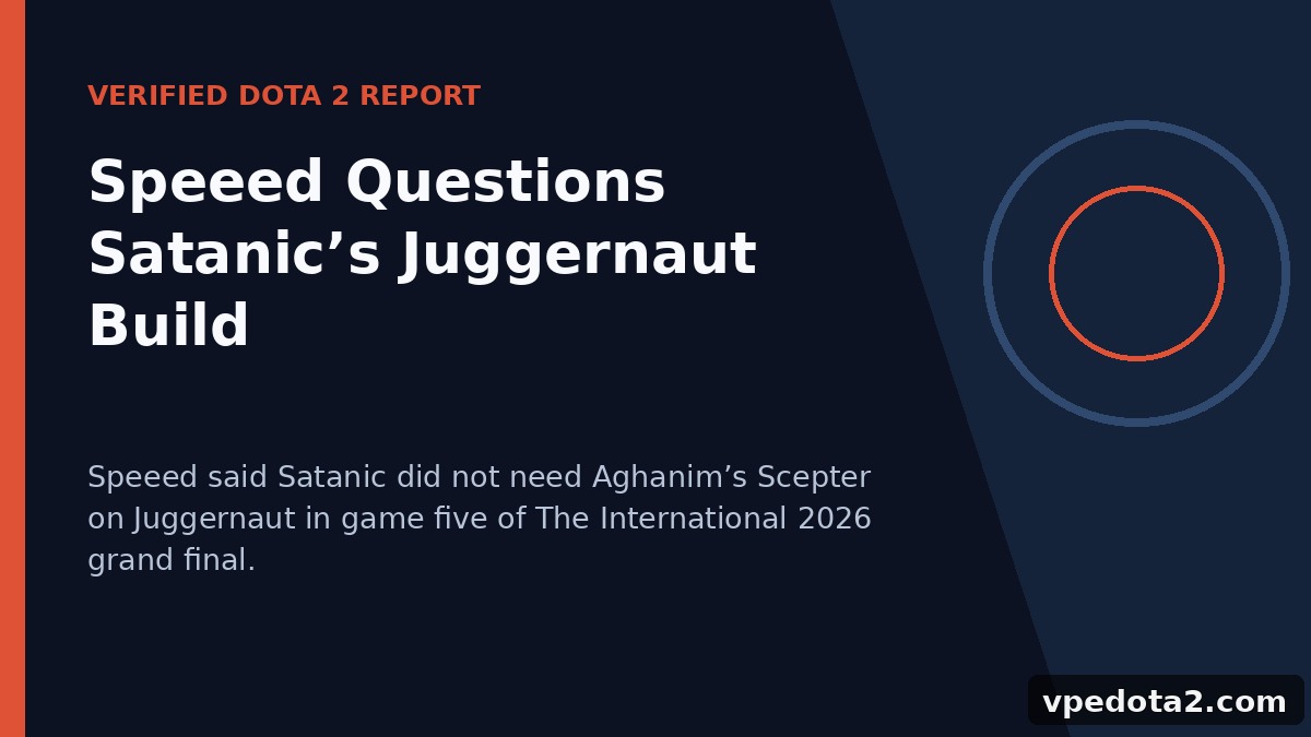 Speeed sætter spørgsmålstegn ved Satanics Juggernaut-build