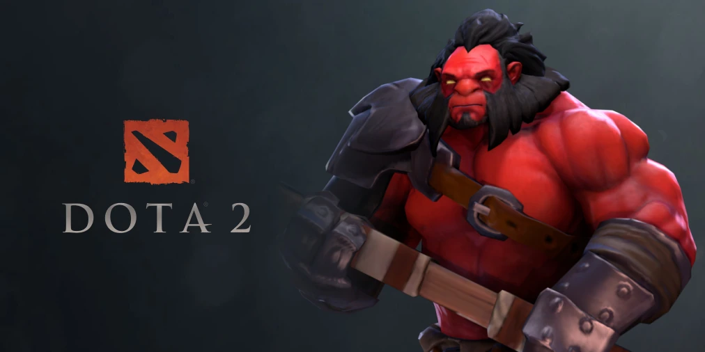 Официальный арт Dota 2 с Axe