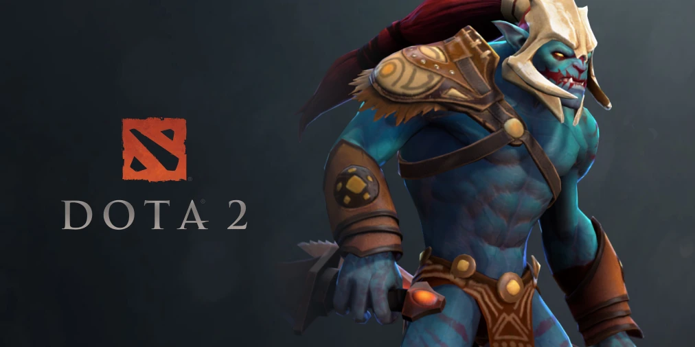 Официальный арт Dota 2 с Huskar