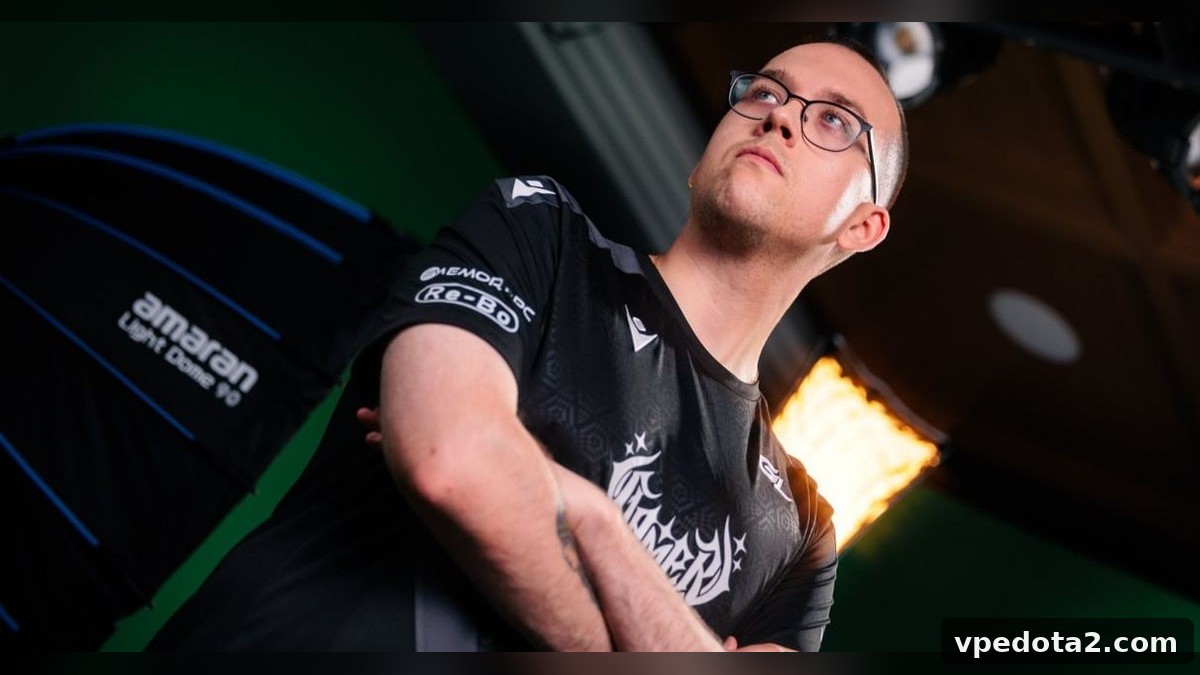 Игрок GamerLegion во время турнира по Dota 2