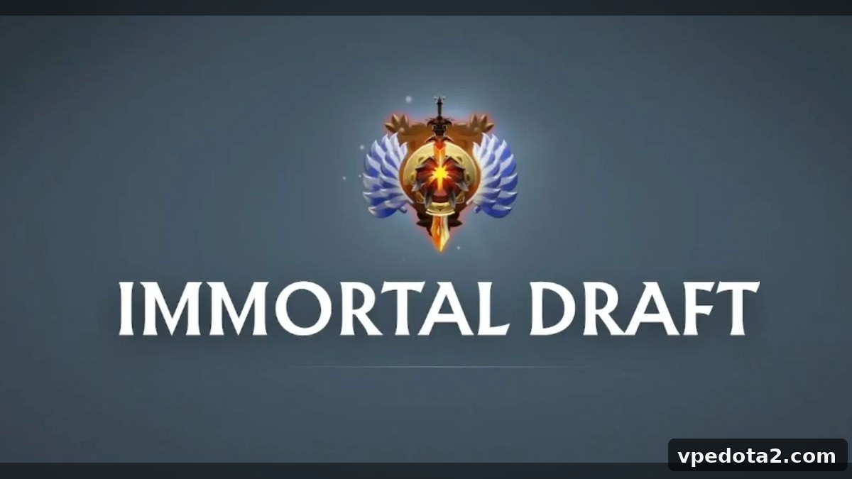 Эмблема ранга Immortal Draft в Dota 2
