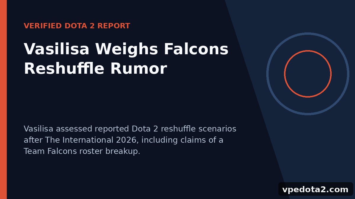 Vasilisa Weighs Falcons Reshuffle Rumor